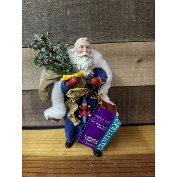 Clothtique Possible Dreams Santa Claus Enchanted Journey In Box - Picture 1 of 7